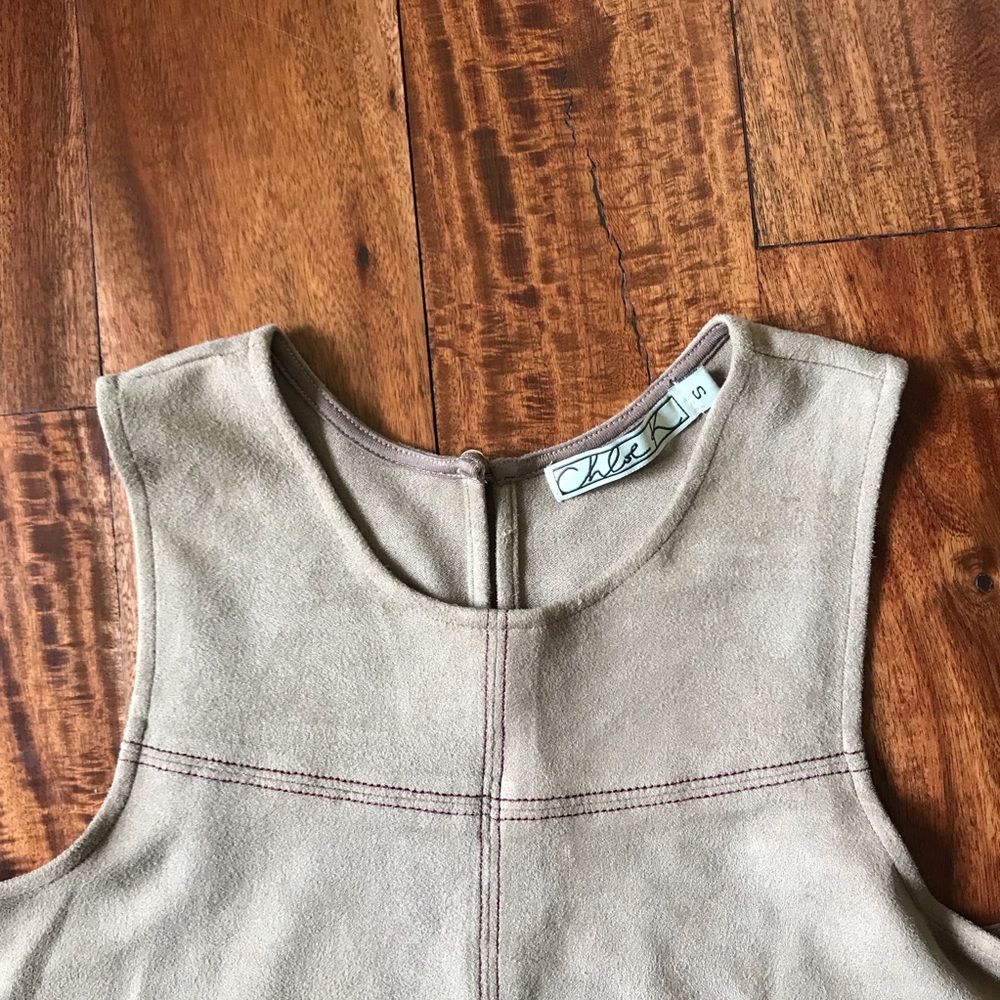 CHLOE K Suede Top - Picture 4 of 5